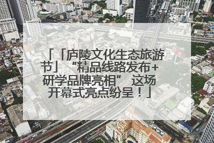 「庐陵文化生态旅游节」“精品线路发布+研学品牌亮相” 这场开幕式亮点纷呈！