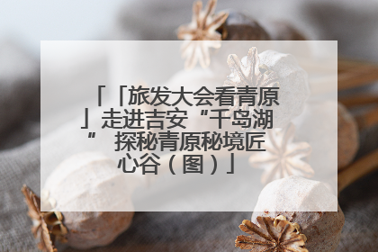 「旅发大会看青原」走进吉安“千岛湖” 探秘青原秘境匠心谷（图）