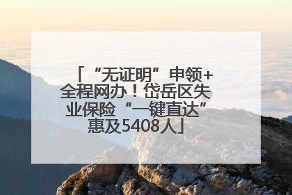 “无证明”申领+全程网办！岱岳区失业保险“一键直达”惠及5408人