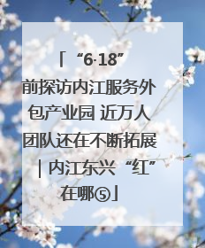“6·18” 前探访内江服务外包产业园 近万人团队还在不断拓展｜内江东兴“红”在哪⑤