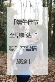 端午佳节至阜新站“粽”享温情旅途