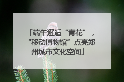 端午邂逅“青花”，“移动博物馆”点亮郑州城市文化空间