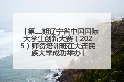 第二期辽宁省中国国际大学生创新大赛（2025）师资培训班在大连民族大学成功举办