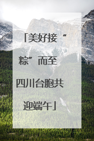 美好接“粽”而至 四川台胞共迎端午