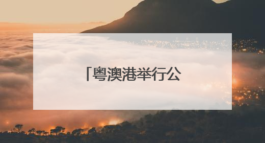 粤澳港举行公共卫生演习