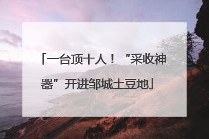 一台顶十人！“采收神器”开进邹城土豆地