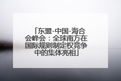 东盟-中国-海合会峰会：全球南方在国际规则制定权竞争中的集体亮相
