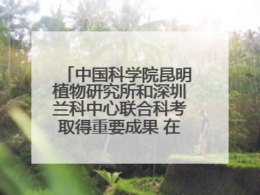 中国科学院昆明植物研究所和深圳兰科中心联合科考取得重要成果 在神农架发现两种“国保”级兰花