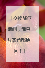 交换战俘期间，俄乌互袭首都地区！