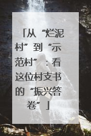 从“烂泥村”到“示范村”：看这位村支书的“振兴答卷”