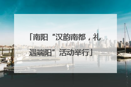 南阳“汉韵南都，礼遇端阳”活动举行
