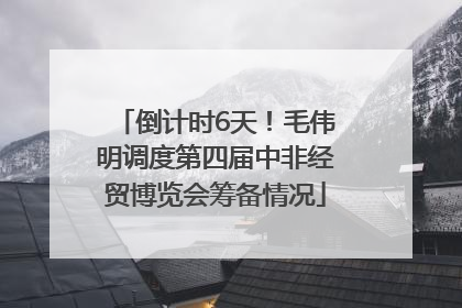 倒计时6天！毛伟明调度第四届中非经贸博览会筹备情况