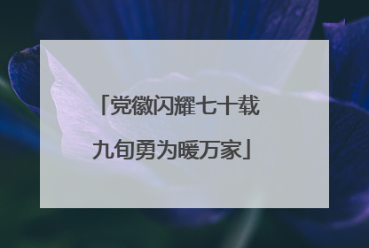 党徽闪耀七十载 九旬勇为暖万家