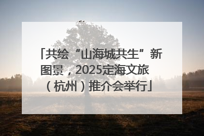 共绘“山海城共生”新图景，2025定海文旅（杭州）推介会举行