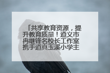 共享教育资源，提升教育质量！遵义市冉继锋名校长工作室携手道真玉溪小学主题研修出新出彩