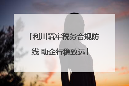 利川筑牢税务合规防线 助企行稳致远