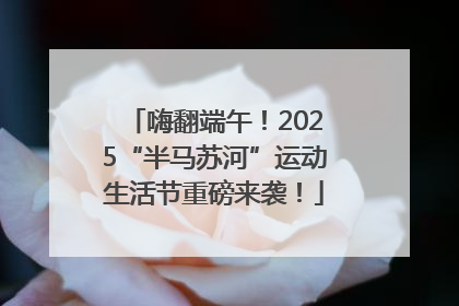 嗨翻端午！2025“半马苏河”运动生活节重磅来袭！