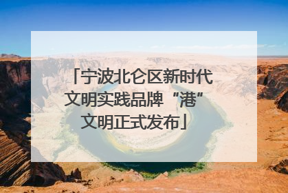 宁波北仑区新时代文明实践品牌“港”文明正式发布