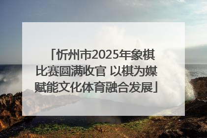 忻州市2025年象棋比赛圆满收官 以棋为媒赋能文化体育融合发展