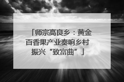 师宗高良乡：黄金百香果产业奏响乡村振兴“致富曲”