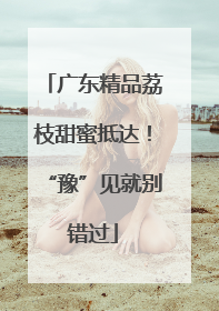 广东精品荔枝甜蜜抵达！“豫”见就别错过