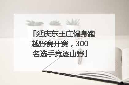 延庆东王庄健身跑越野赛开赛，300名选手竞逐山野