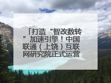 打造“智改数转”加速引擎！中国联通（上饶）互联网研究院正式运营（图）