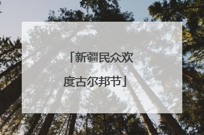 新疆民众欢度古尔邦节
