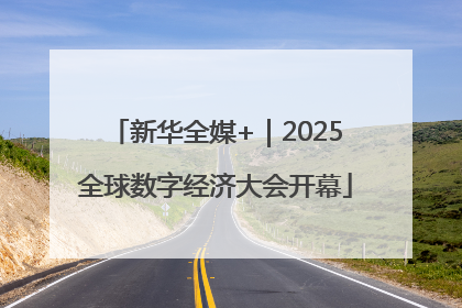 新华全媒+｜2025全球数字经济大会开幕