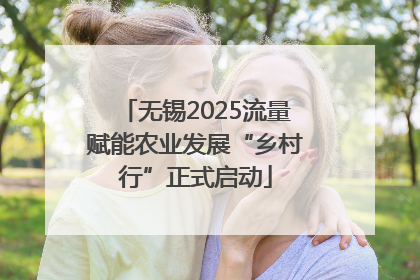 无锡2025流量赋能农业发展“乡村行”正式启动
