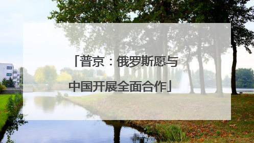 普京：俄罗斯愿与中国开展全面合作