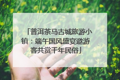 普洱茶马古城旅游小镇：端午国风盛宴邀游客共赏千年民俗