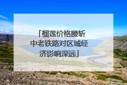榴莲价格腰斩 中老铁路对区域经济影响深远