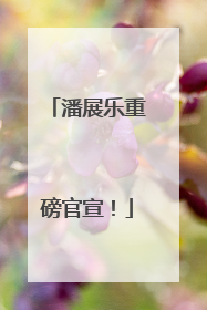 潘展乐重磅官宣！