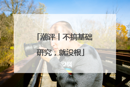 潮评丨不搞基础研究，就没根