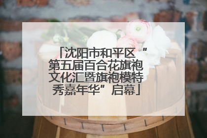 沈阳市和平区“第五届百合花旗袍文化汇暨旗袍模特秀嘉年华”启幕
