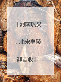 河南巩义：北宋皇陵迎麦收