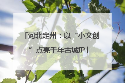 河北定州：以“小文创”点亮千年古城IP