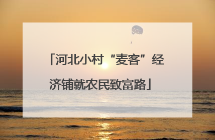 河北小村“麦客”经济铺就农民致富路