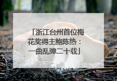 浙江台州首位梅花奖得主鲍陈热：一曲乱弹二十载