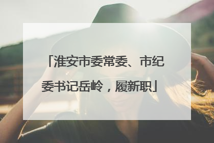 淮安市委常委、市纪委书记岳岭，履新职