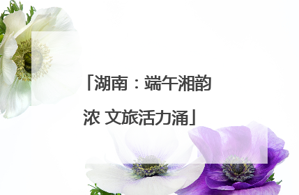 湖南：端午湘韵浓 文旅活力涌