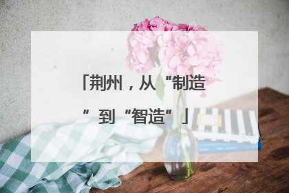 荆州，从“制造”到“智造”