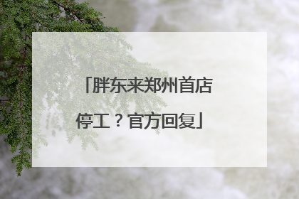 胖东来郑州首店停工？官方回复