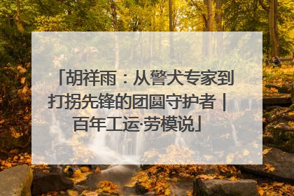 胡祥雨：从警犬专家到打拐先锋的团圆守护者｜百年工运·劳模说