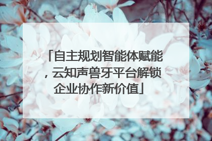 自主规划智能体赋能，云知声兽牙平台解锁企业协作新价值
