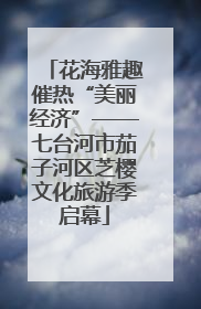 花海雅趣催热“美丽经济”——七台河市茄子河区芝樱文化旅游季启幕
