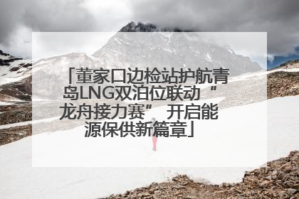 董家口边检站护航青岛LNG双泊位联动“龙舟接力赛” 开启能源保供新篇章