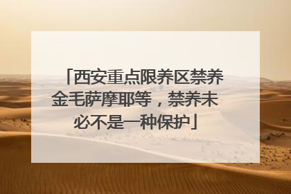 西安重点限养区禁养金毛萨摩耶等，禁养未必不是一种保护