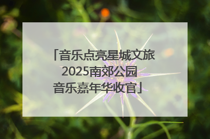 音乐点亮星城文旅 2025南郊公园音乐嘉年华收官